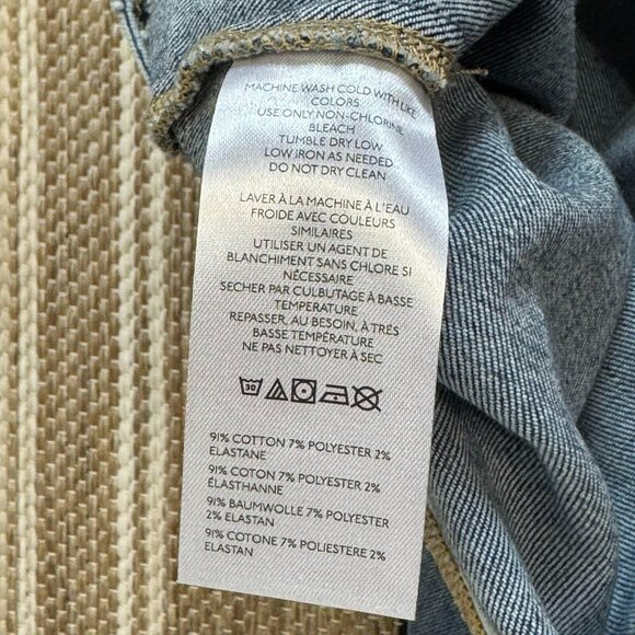 Free People We The Free Curvy Wild Honey Flare Stretch Denim Jeans Blue Sz 29S - Picture 15 of 16